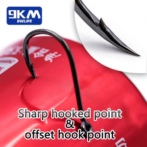 9KM Fishing Hooks 50~200Pcs Saltwater Fishing J Hooks