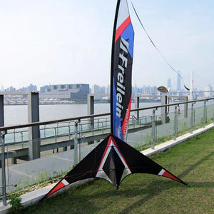 Freilein Ninja 2.36m Dual Line Sport Kite Beginner Stunt Kite Adults Acrobatic Kites Wrist Strap+2x30mx150lb Spectra Lines+Bag