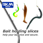 Lade das Bild in den Galerie-Viewer, 9KM Baitholder Fishing Hooks 50~200Pcs Live Bait Hook Barbed Shank
