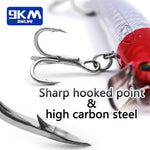 Lade das Bild in den Galerie-Viewer, Hard Minnow Fishing Lures 7cm Jerkbait Swimbait Fishing Walleye Lures Crankbait Trout Catfish Jerk Bait Minnow Lure Treble Hooks
