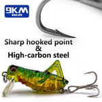 Load image into Gallery viewer, 9KM Fishing Lures 3.1g Cricket Shape Lures Crankbait
