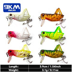 Load image into Gallery viewer, 9KM Fishing Lures 3.1g Cricket Shape Lures Crankbait
