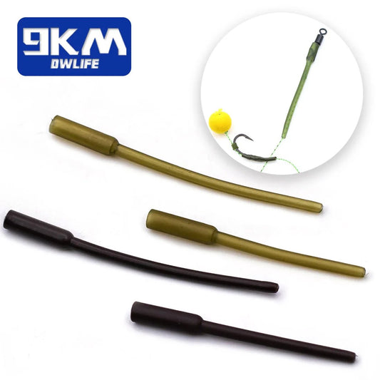 Carp Fishing Terminal Connect Tapered Anti Tangle Sleeves Replacement Freshwater Fishing Rubber Tube Line Aligner Fishing Tackle