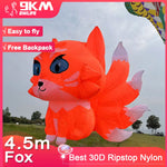 Load image into Gallery viewer, 9KM 4.5M Fox Kite Line Laundry Kite Soft Inflatable 30D Ripstop Nylon for Kite Festival with Bag  (Accept wholesale)
