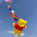 Lade das Bild in den Galerie-Viewer, 9KM 5m BEAR Kite Line Laundry Kite Soft Inflatable Show Kite Pendant 30D Ripstop Nylon with Bag for Kite Festival
