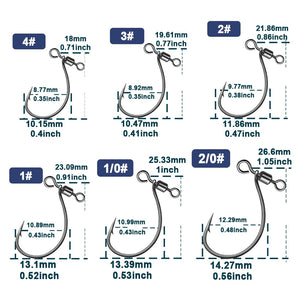 Drop Shot Fishing Hooks