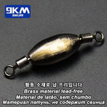 Lade das Bild in den Galerie-Viewer, Fishing Weights Sinkers with Inner Swivels 5~20Pcs Saltwater Fishing
