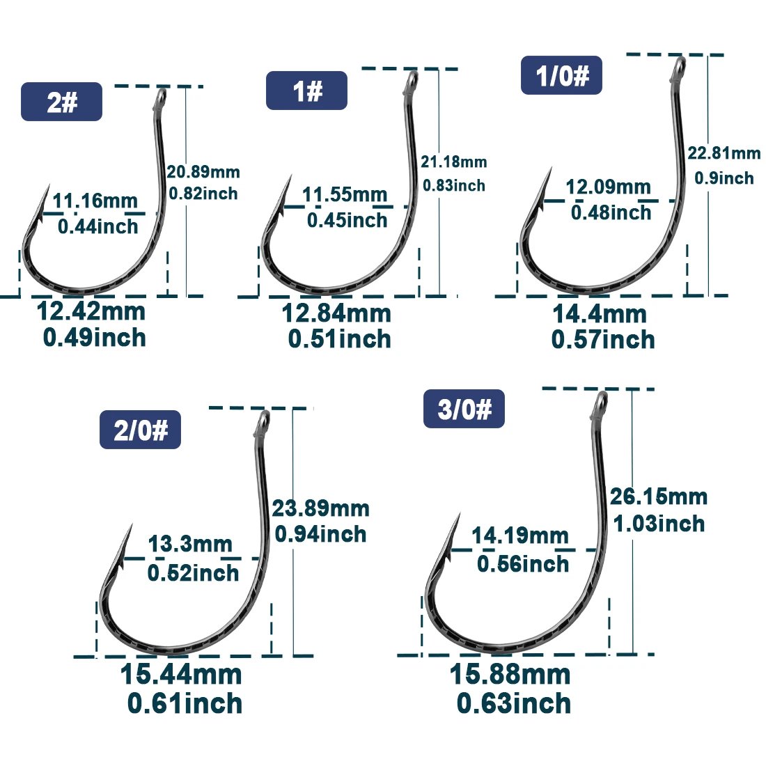 Drop Shot Hook Bass Fishing Hooks 50~200Pcs Drop Shot Rig Worm Hook High Carbon Steel Freshwater Fishing for Carp Perch Catfish