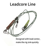 Load image into Gallery viewer, 9KM Carp Fishing Accessories 3Pcs Helicopter Chod Leader Carp Leader Heli Rig 
