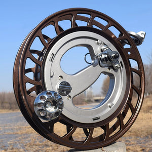 9KM 28cm Large Kite Reel With Bracket Professional Sports Brake System Ratchet Lock Device Lockable Anti-Reverse