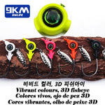 Lade das Bild in den Galerie-Viewer, Underspin jig Heads Crappie Fishing Hooks 3.5~10g Swimbait Jig Head Hook 3D Eye Spinner Willow Blade for Fishing Lure Tackle Box
