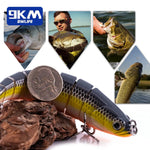 Lade das Bild in den Galerie-Viewer, Fishing Lures Lifelike Multi Jointed Swimbait for Bass Trout Slow Sinking Freshwater Topwater Crankbaits Bass Fishing Lure 27g
