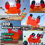 Lade das Bild in den Galerie-Viewer, 9KM 3.2m Crab Kite Line Laundry Kite Pendant Soft Inflatable Show Kite for Kite Festival 30D Ripstop Nylon with Bag
