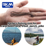 Load image into Gallery viewer, 9KM Fishing Leadcore Leaders Line with Swivels 2Pcs Anti Tangle With Ring Swivel High Strength Fishing Catfish Carp Rig 77cm

