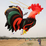 Load image into Gallery viewer, 9KM 2.8m2.5m Rooster Kite Line Laundry Pendant Soft Inflatable Show Kite
