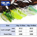 Load image into Gallery viewer, Spinner Baits Bass Fishing Lure Multicolor Swimbait Jig Lure for Bass

