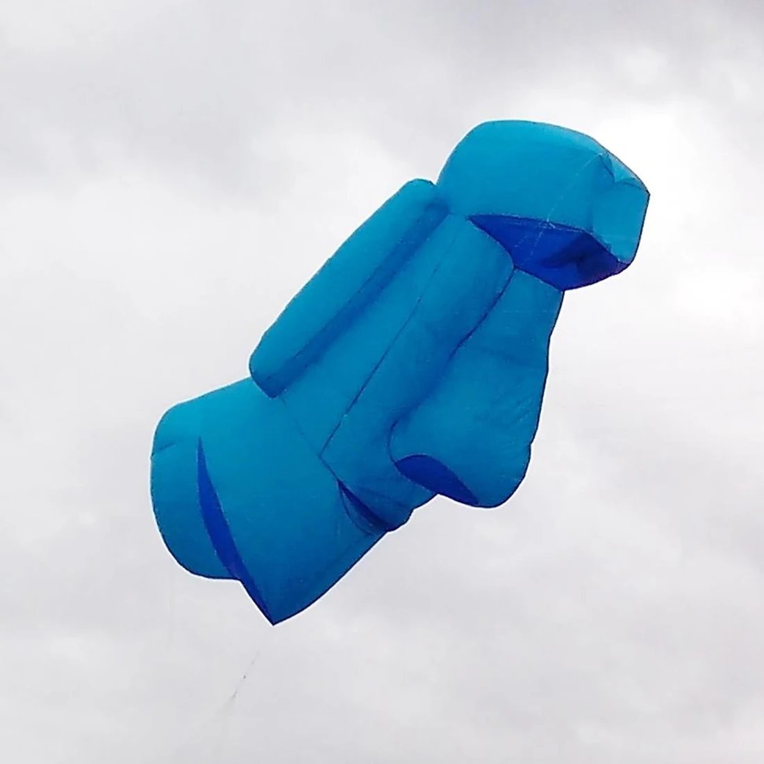 5m Easter Island Head Kite Line Laundry Kite Pendant Soft Inflatable Show Kite