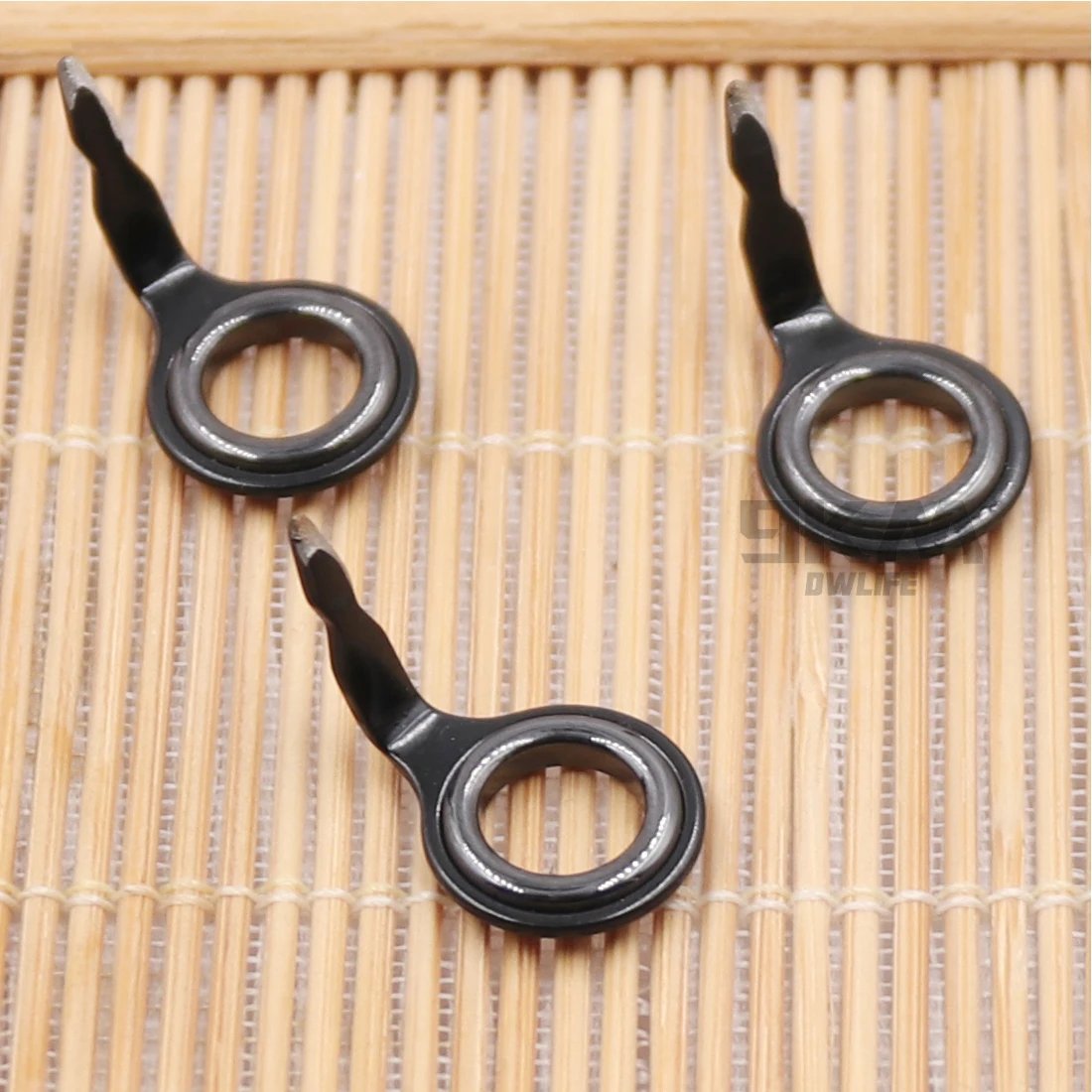 Fishing Rod Guides 5~10Pcs Rod Building Repair Kit 1.5~6.8mm Stainless Steel Freshwater Saltwater Fishing Tool Ceramic Ring Eye