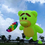 Load image into Gallery viewer, 9KM 5m Big Bear Kite Line Laundry Kite Soft Inflatable 30D Ripstop Nylon with Bag for Kite Festival (Accept wholesale)
