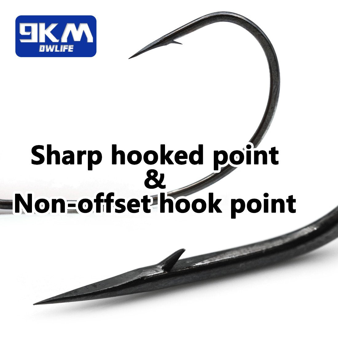 Jig Head Hooks 10~30Pcs Wide Gap Offset Worm Fishing Hooks Freshwater EWG Soft Lure Hooks for Bass Fishing Tackle Saltwater