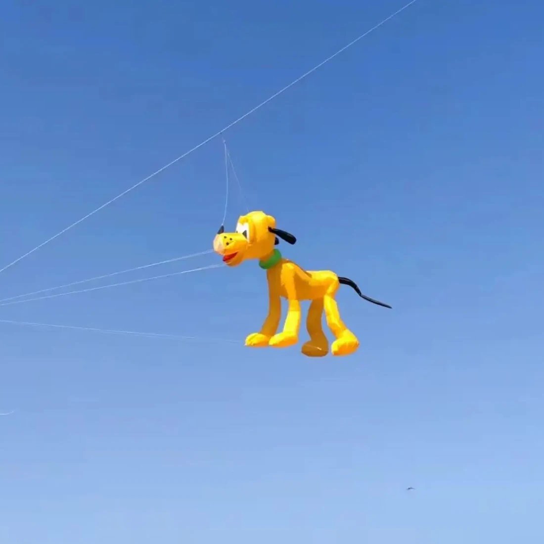 9KM 3.5m Line Laundry Dog Kite Pendant Soft Inflatable Show Kite for Kite Festival 30D Ripstop Nylon with Bag