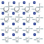 Load image into Gallery viewer, 9KM Fishing Hooks 50~200Pcs Saltwater Fishing J Hooks
