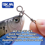 Lade das Bild in den Galerie-Viewer, Fishing Snap 50~200Pcs Fishing Lures Clips Link Snap Connector Drop Rigs Quick Change Saltwater Fishing Clips Tackle Stainless
