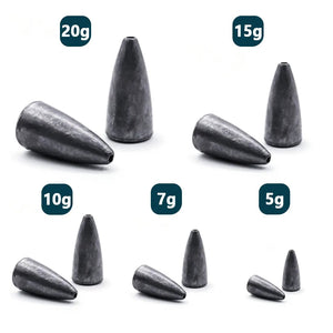 Bullet Weights Bass Fishing Sinkers Weights Carolina Rig