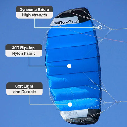 9KM Professional 2㎡-4㎡ 4 Line Power Kite Trainer Kite Traction Kite