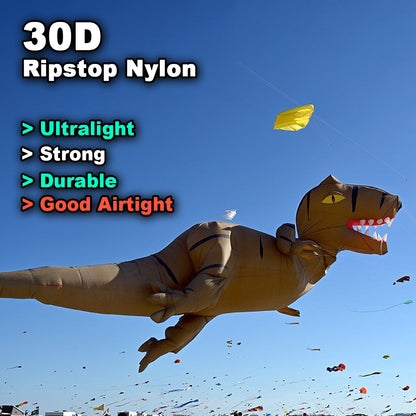 9KM 6m~10m Overlord Dragon Kite Line Laundry Pendant Soft Inflatable Show Kite for Kite Festival 30D Ripstop Nylon with Bag