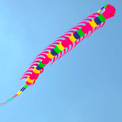 9KM 12m Centipede Kite Line Laundry Kite Soft Inflatable 30D Ripstop Nylon with Bag for Kite Festival (Accept wholesale)