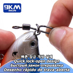 Load image into Gallery viewer, Snap Fishing Swivels 25~100Pcs Stainless Steel Coastlock Snap
