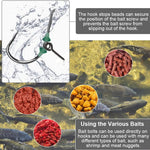 Load image into Gallery viewer, 9KM Carp Fishing Accessories 50Pcs Bank Tackle Hook Stops Rubber Shank Beads Chod Rig Hair Rig D Rig Freshwater Fishing Tackle
