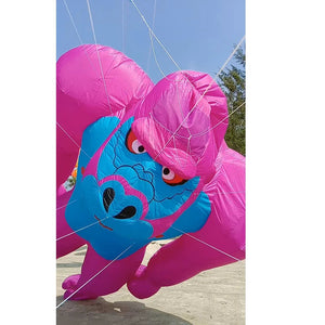 9KM Giant 7m Gorilla Kite Line Laundry Soft Inflatable Outdoor Pendant Show Kite for Kite Festival 30D Ripstop Nylon with Bag