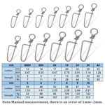 Lade das Bild in den Galerie-Viewer, Fishing Coastlock Snaps 50~200Pcs Stainless Steel Quick Change Fast Clip Fishing Lure Connector Saltwater Freshwater Hooked Snap
