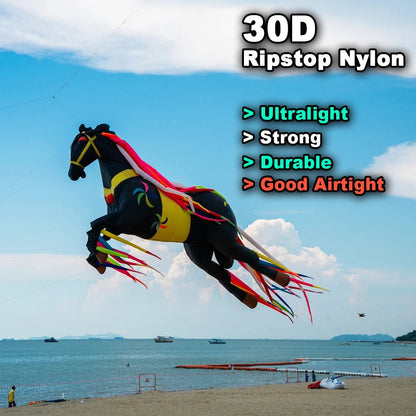 5m Horse Kite Soft Inflatable Line Laundry Kite 