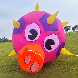 9KM 2.5m Pig Ball Kite Line Laundry Kite Soft Inflatable Show Kite Pendant 30D Ripstop Nylon with Bag for Kite Festival