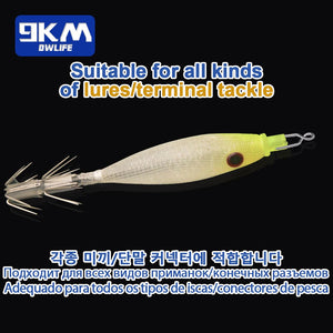 Fishing Squid Hook Snaps 50~200Pcs Quick Change Clip Squid Jig Shrimp Prawn Lures Snap Stainless Steel Saltwater Lure Connector