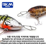 Lade das Bild in den Galerie-Viewer, 9KM Fishing Snap 50~200Pcs Fishing Clip Quick Fishing Lure Connector
