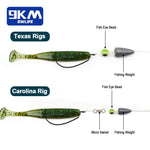 Lade das Bild in den Galerie-Viewer, Bullet Weights Bass Fishing Sinkers Weights Carolina Rig Texas Rig Kit Saltwater Fishing Worm Weights Shot Casting Freshwater
