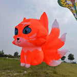 Load image into Gallery viewer, 9KM 4.5M Fox Kite Line Laundry Kite Soft Inflatable 30D Ripstop Nylon for Kite Festival with Bag  (Accept wholesale)
