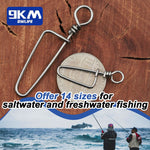 Lade das Bild in den Galerie-Viewer, Fishing Coastlock Snaps 50~200Pcs Stainless Steel Quick Change Fast Clip Fishing Lure Connector Saltwater Freshwater Hooked Snap
