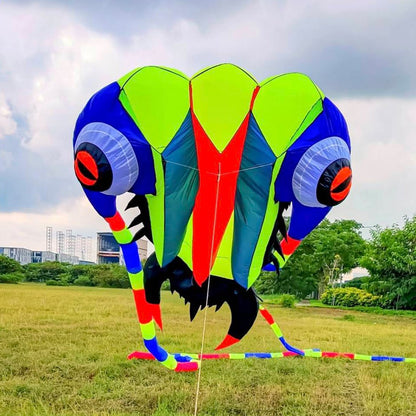 9KM 10sqm Large Trilobite Kite Pilot Lifter Line Laundry Soft Inflatable Show Kite for Kite Festival 30D Ripstop Nylon with Bag