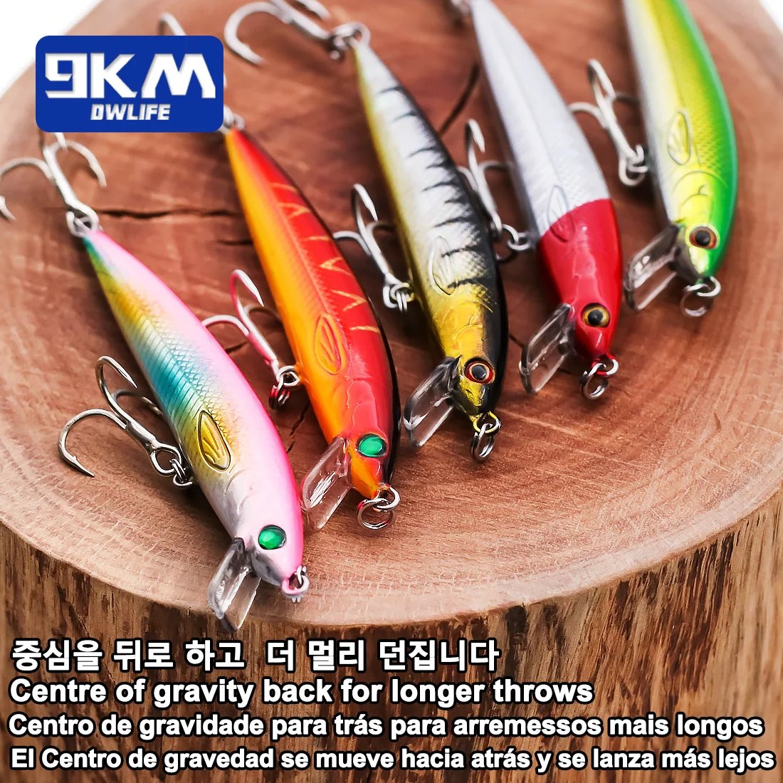 Hard Minnow Fishing Lures 7cm Jerkbait Swimbait 