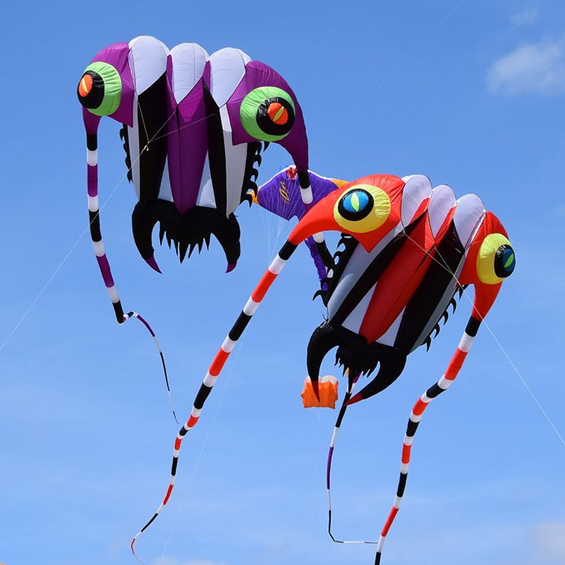 9KM 10sqm Large Trilobite Kite Pilot Lifter Line Laundry Soft Inflatable Show Kite for Kite Festival 30D Ripstop Nylon with Bag