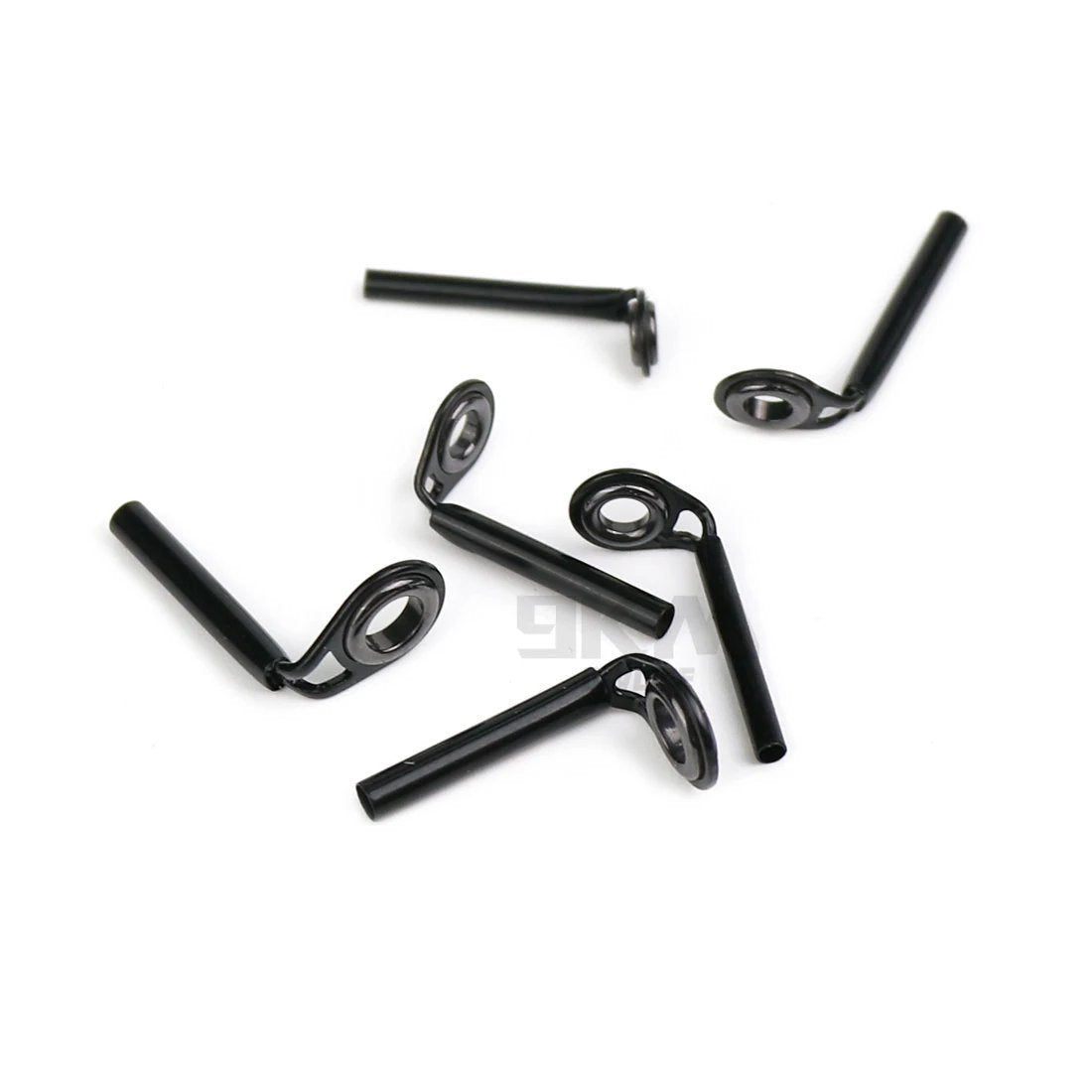 Fishing Rod Guides 12Pcs MKT Stainless Steel Spinning for Fishing Rod Tip Top Guide Freshwater Fishing Rod Building Ceramic Ring