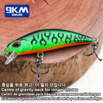 Lade das Bild in den Galerie-Viewer, Mini Sinking Minnow Fishing Lures 6.5cm 3.9g Hard Bait Jerkbait Wobblers Fishing Lures Striper Pike Salmon Bass Fishing Tackle
