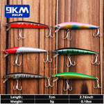 Load image into Gallery viewer, Hard Minnow Fishing Lures 7cm Jerkbait Swimbait 
