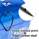 Load image into Gallery viewer, 9KM Carp Fishing Hooks 50~200Pcs Barb Carp Hooks
