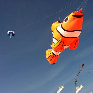 9KM 2.45m~3m Fish Kite Soft Inflatable Line Laundry Kite 30D Ripstop Nylon with Bag for Kite Festival (Accept wholesale)